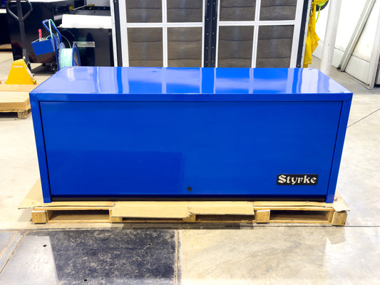 *SCRATCH AND DENT* 72" Hutch - Blue/Blue/Black