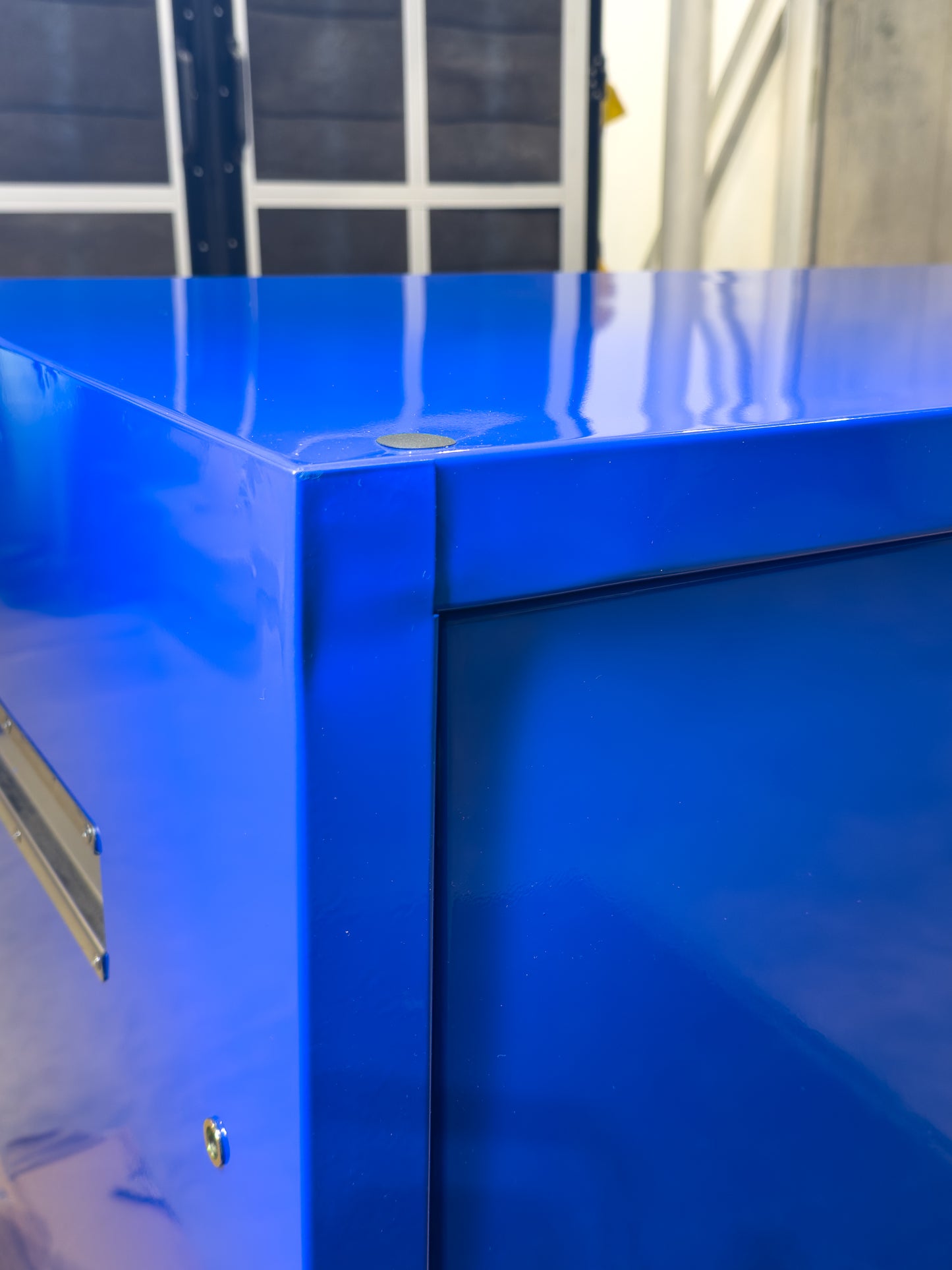 *SCRATCH AND DENT* 72" Hutch - Blue/Blue/Black