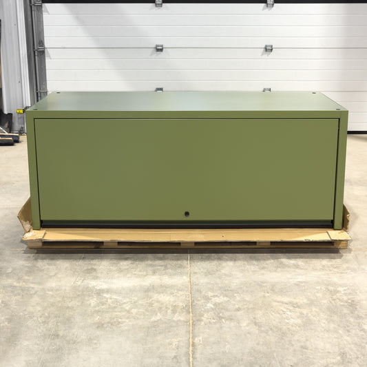 *SCRATCH AND DENT* 72" Hutch - Olive Green/Olive Green/Black