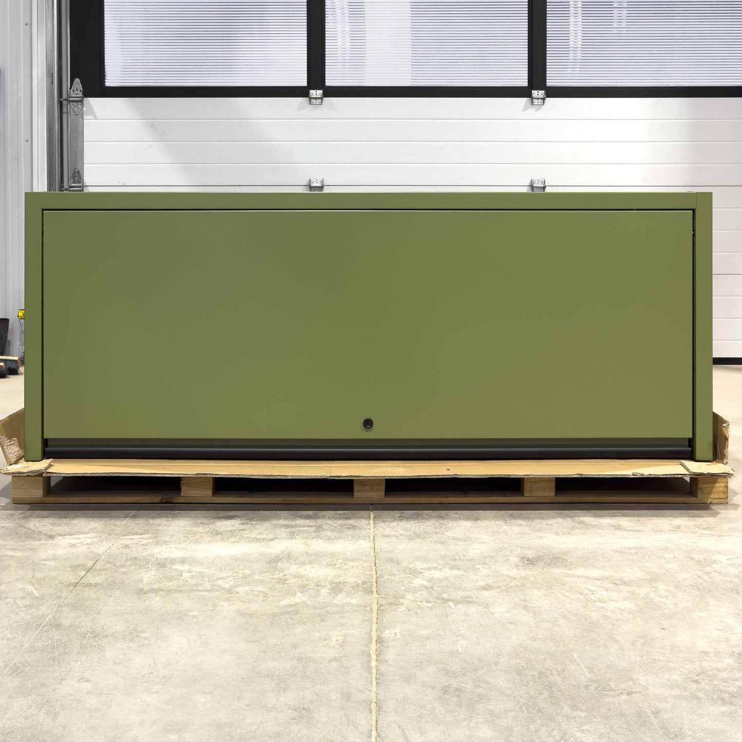 *SCRATCH AND DENT* 72" Hutch - Olive Green/Olive Green/Black