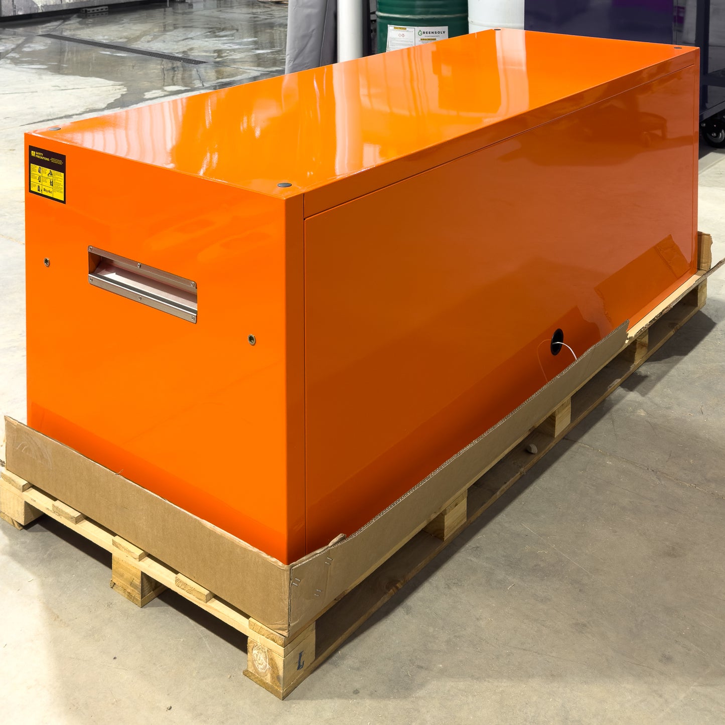 *SCRATCH AND DENT* 72" Hutch - Orange/Orange/Black