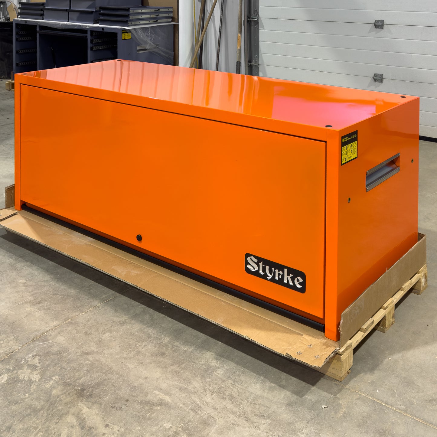 *SCRATCH AND DENT* 72" Hutch - Orange/Orange/Black