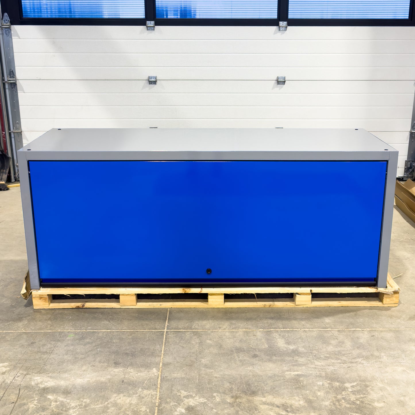 *SCRATCH AND DENT* 72" Hutch - Grey/Blue/Black