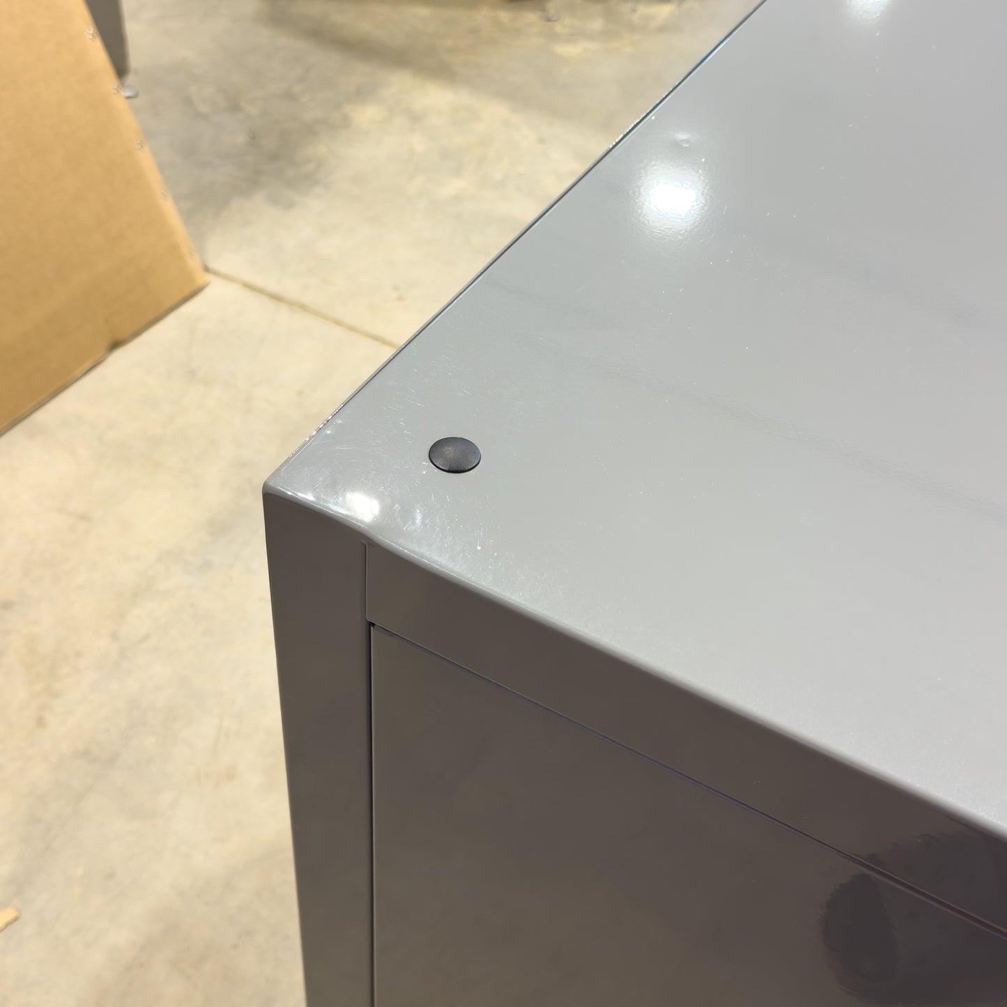 *SCRATCH AND DENT* 72" Hutch - Grey/Blue/Black