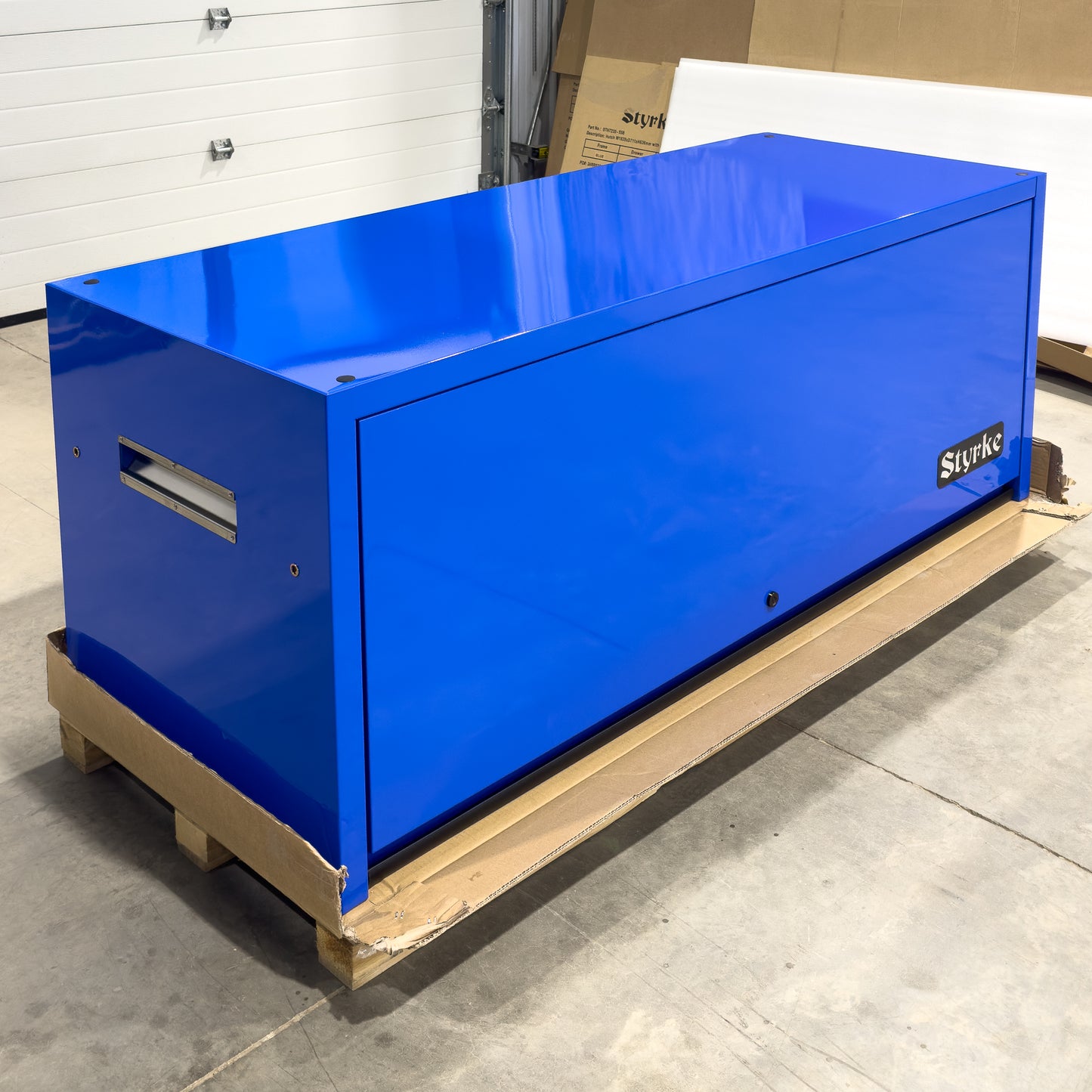 *SCRATCH AND DENT* 72" Hutch - Blue/Blue/Black