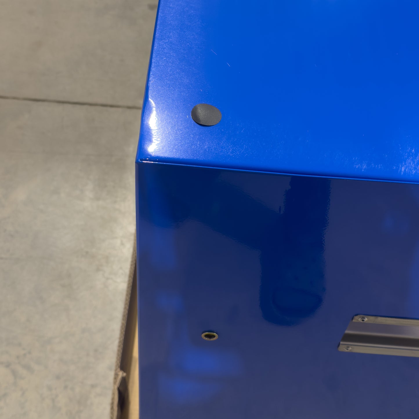 *SCRATCH AND DENT* 72" Hutch - Blue/Blue/Black