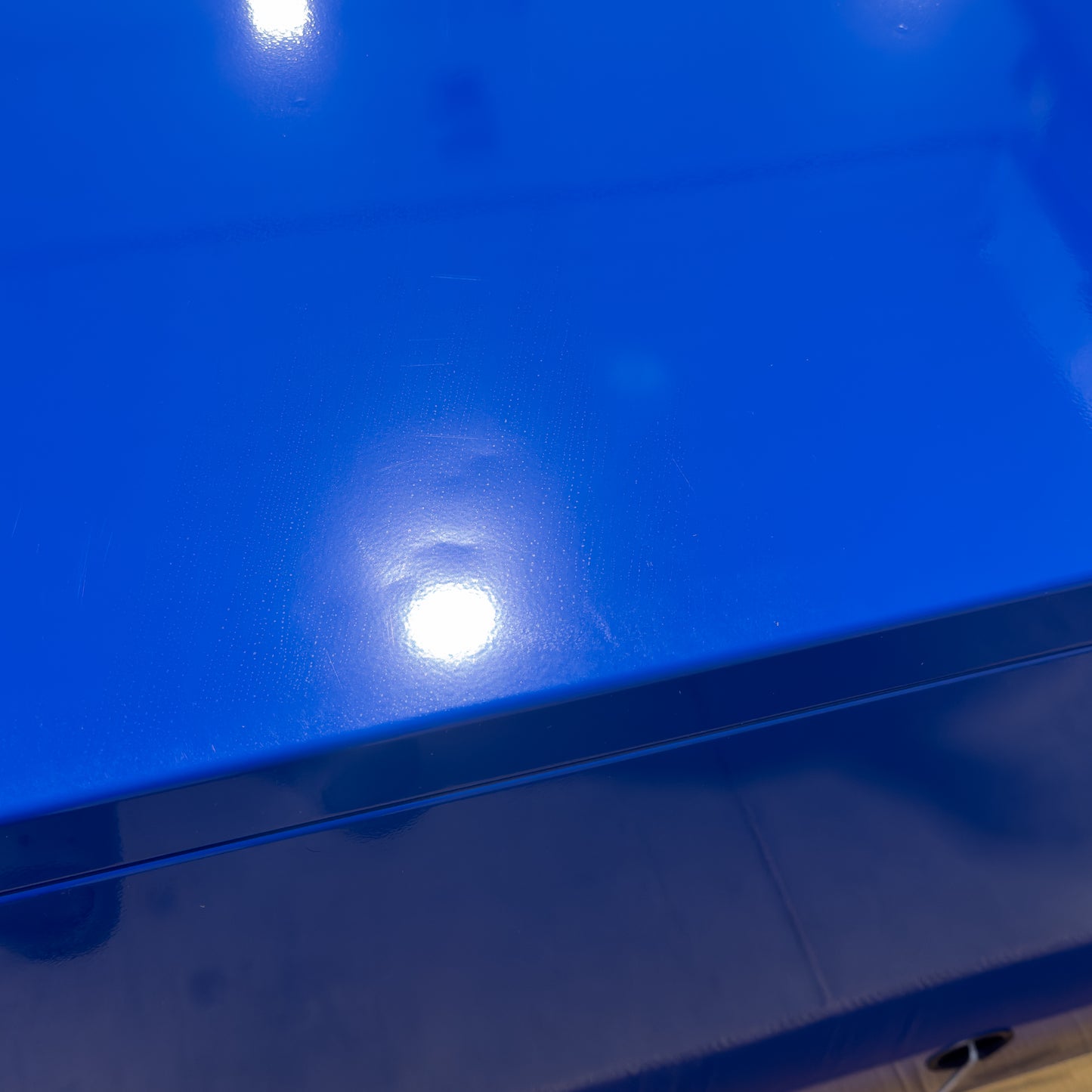 *SCRATCH AND DENT* 72" Hutch - Blue/Blue/Black