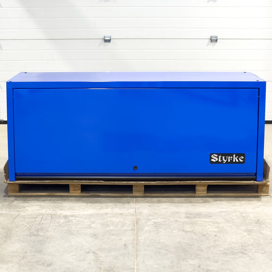 *SCRATCH AND DENT* 72" Hutch - Blue/Blue/Black