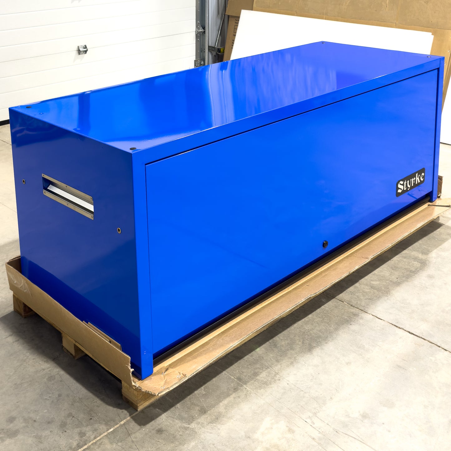 *SCRATCH AND DENT* 72" Hutch - Blue/Blue/Black