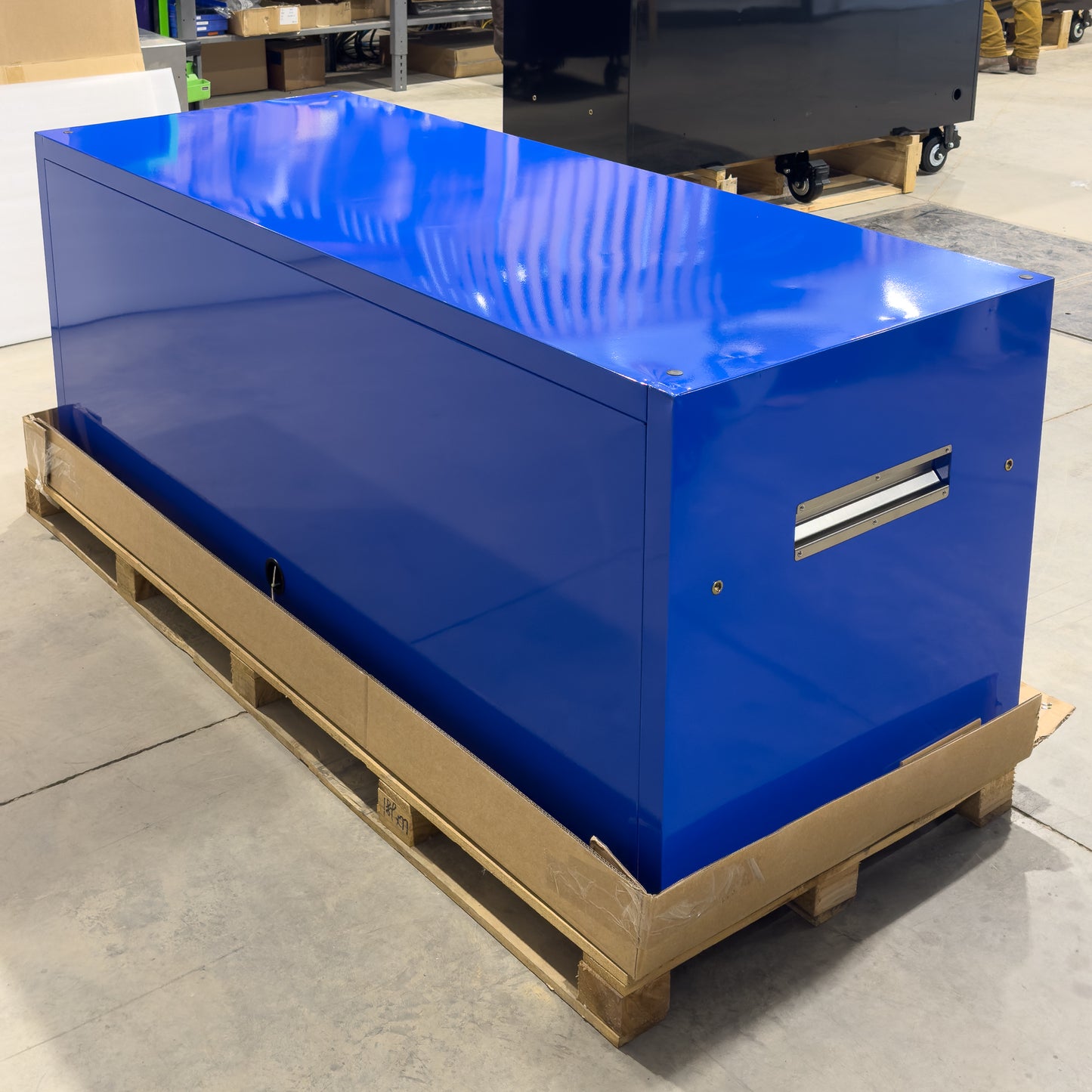 *SCRATCH AND DENT* 72" Hutch - Blue/Blue/Black