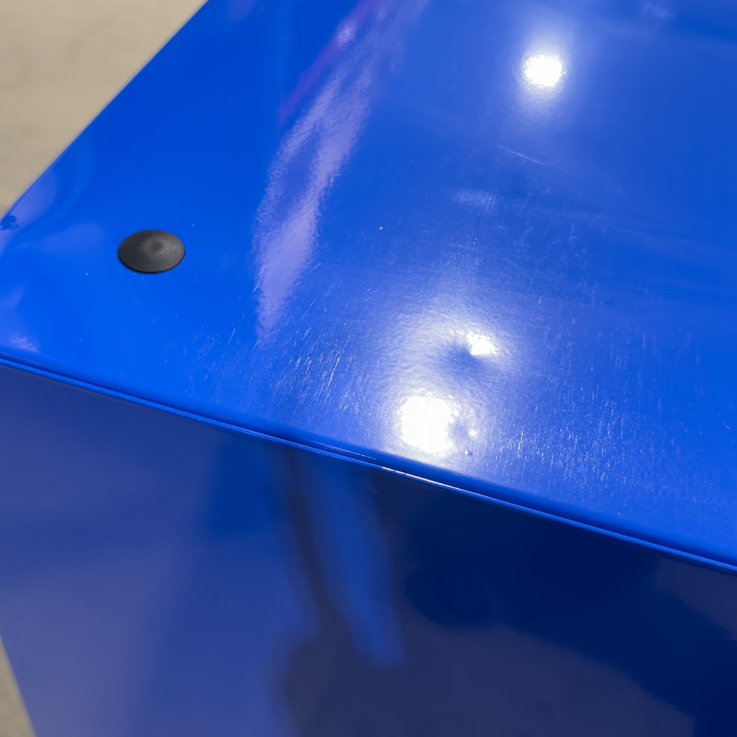 *SCRATCH AND DENT* 72" Hutch - Blue/Blue/Black