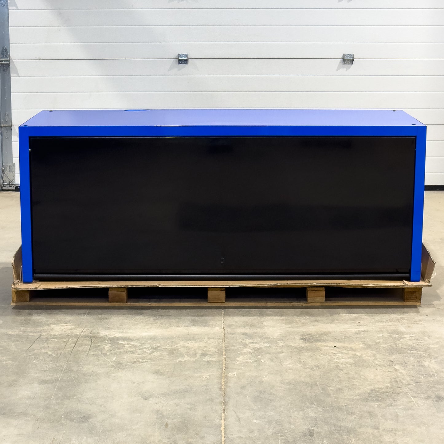 *SCRATCH AND DENT* 72" Hutch - Blue/Black/Black