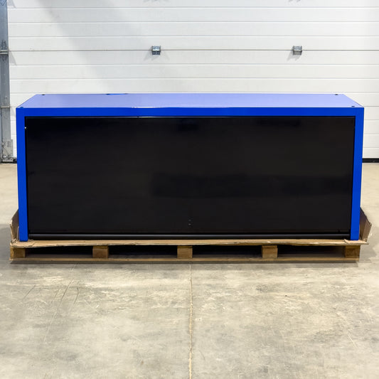*SCRATCH AND DENT* 72" Hutch - Blue/Black/Black