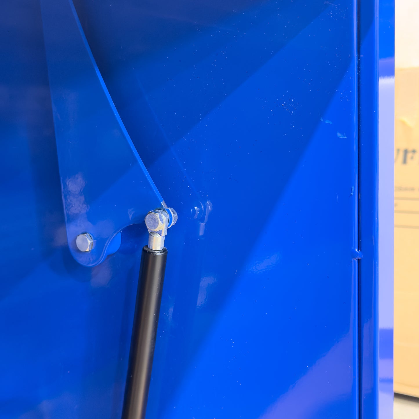*SCRATCH AND DENT* 72" Hutch - Blue/Black/Black