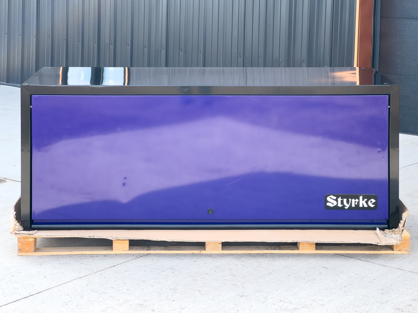 *SCRATCH AND DENT* 72" Hutch - Black/Purple/Black