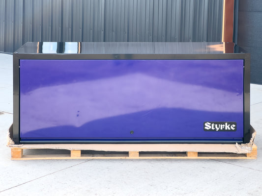 *SCRATCH AND DENT* 72" Hutch - Black/Purple/Black