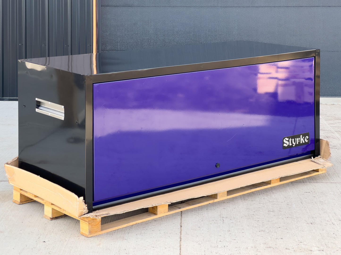 *SCRATCH AND DENT* 72" Hutch - Black/Purple/Black