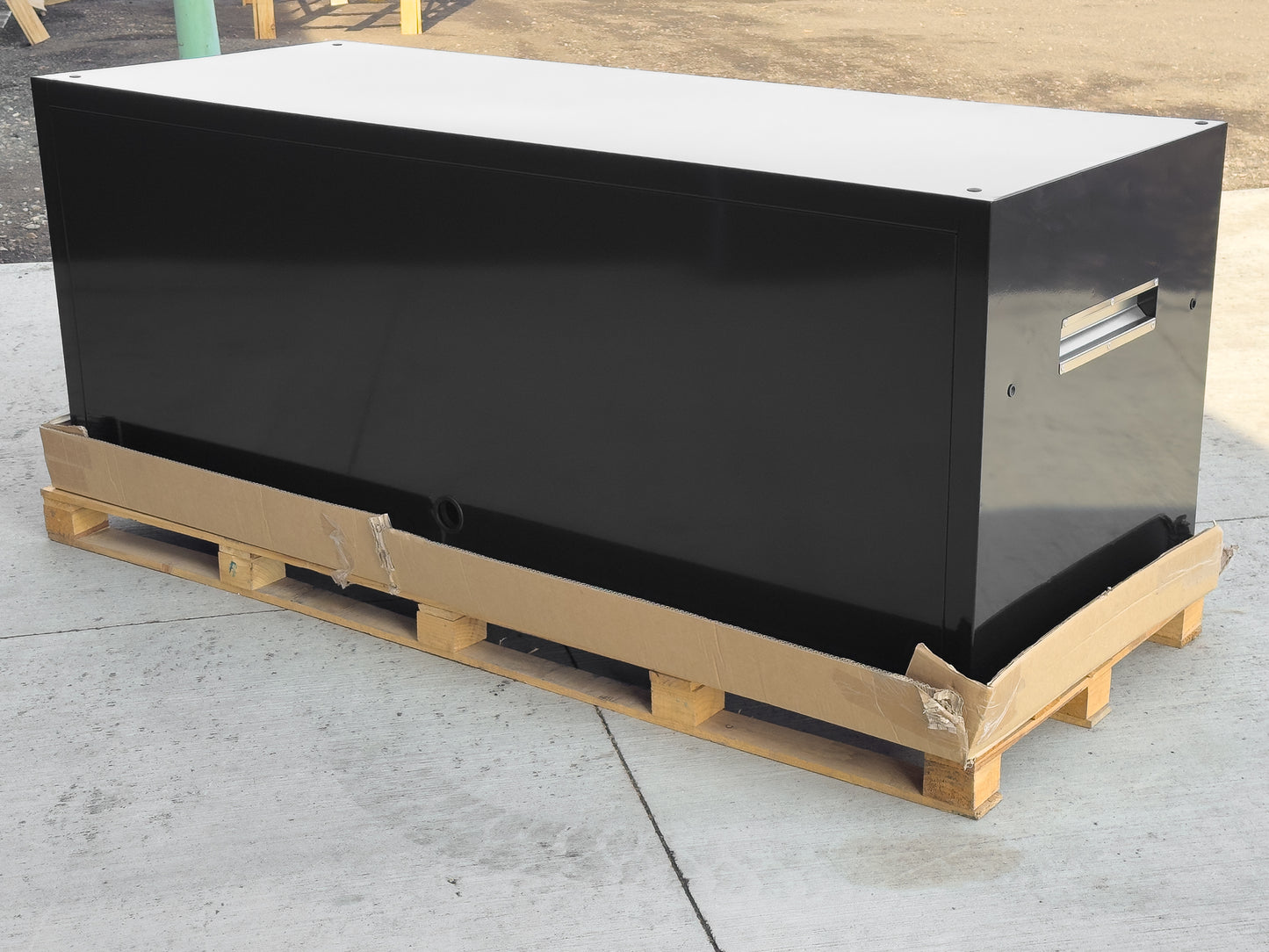 *SCRATCH AND DENT* 72" Hutch - Black/Purple/Black