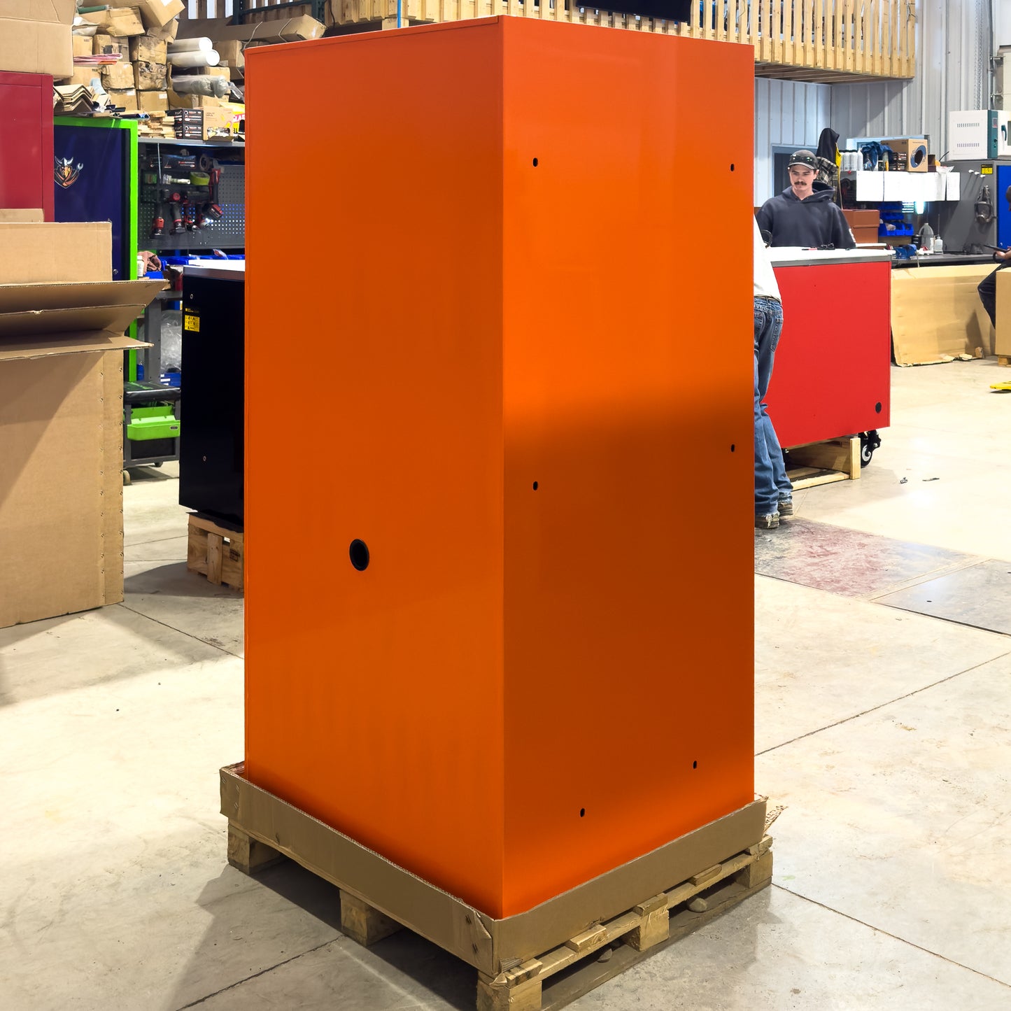 *SCRATCH AND DENT* 32" Locker - Orange/Orange/Black