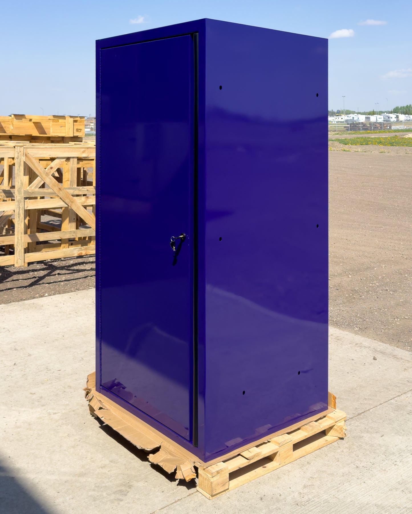 *SCRATCH AND DENT* 32" Locker - Purple/Purple/Black